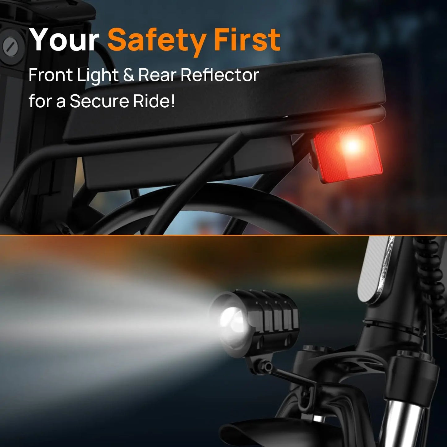 CEFolded Foldable Bicycle for Adults 500W 48V Battery