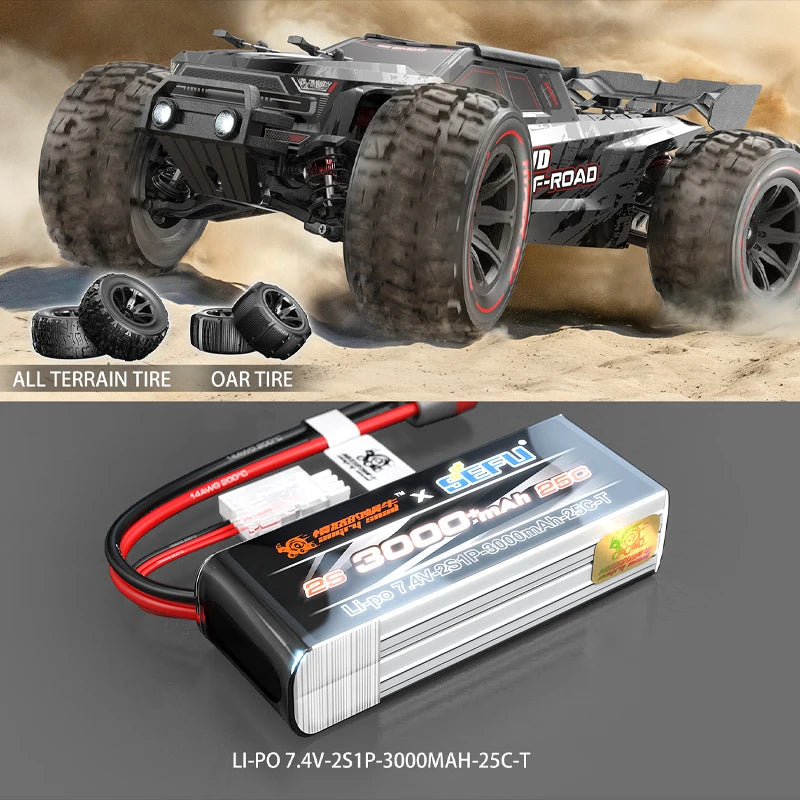 MJX Brushless 75KmH 4WD RC Car Off Road Hobby Truck