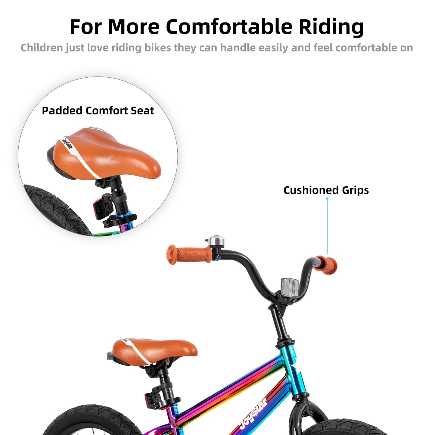 JOYSTAR Kids Bike For Boys And Girls With Training Wheels