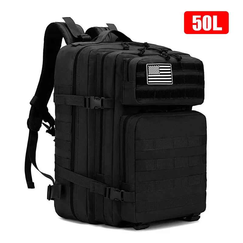 Function Tactical Nylon Backpack Unisex Outdoor Hiking