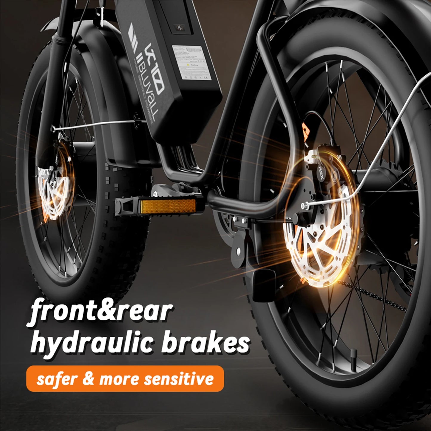 Dual 52V Motors Electric Bike With Long Range Battery