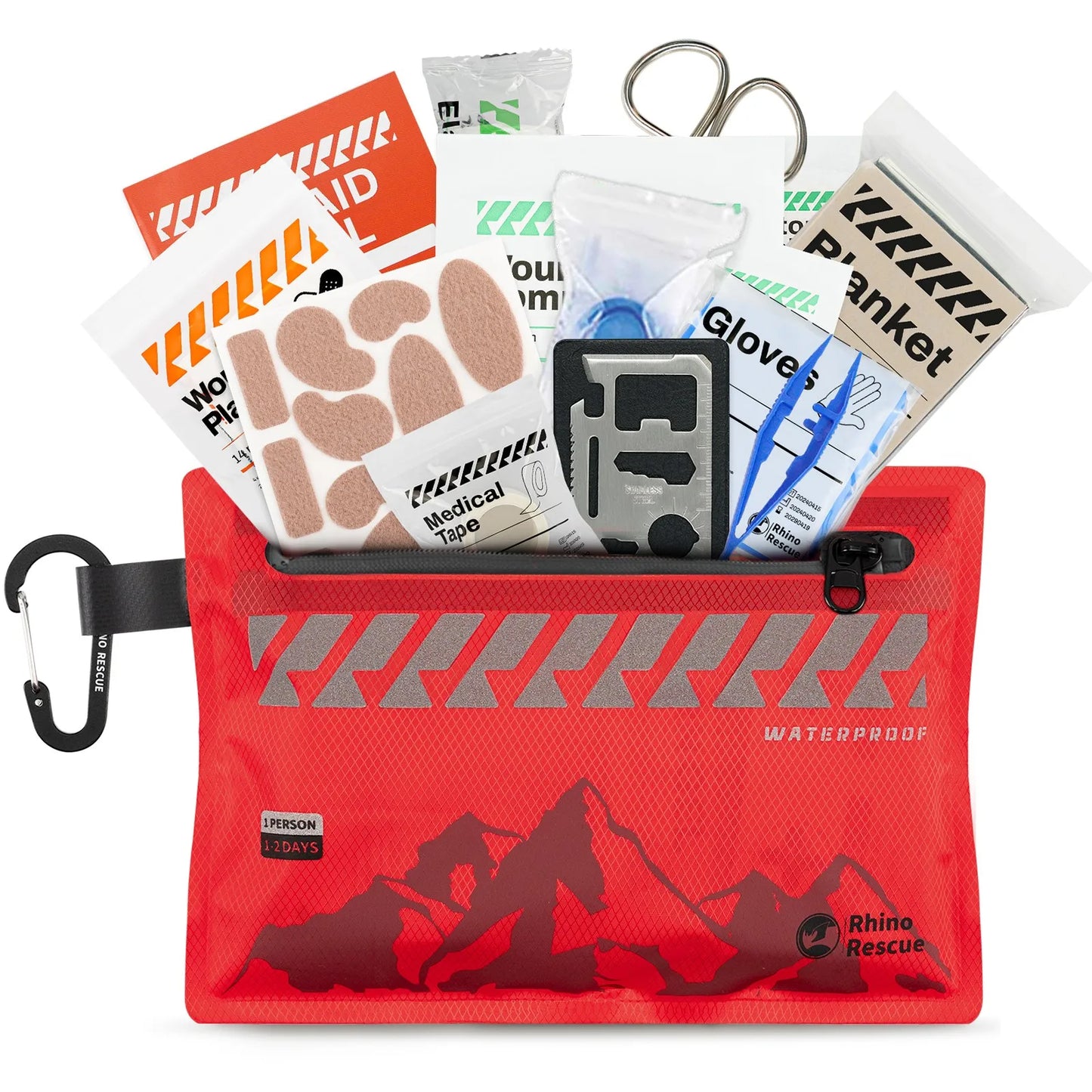 Rhino Rescue Ultralight Waterproof First Aid Kit 105 Pieces