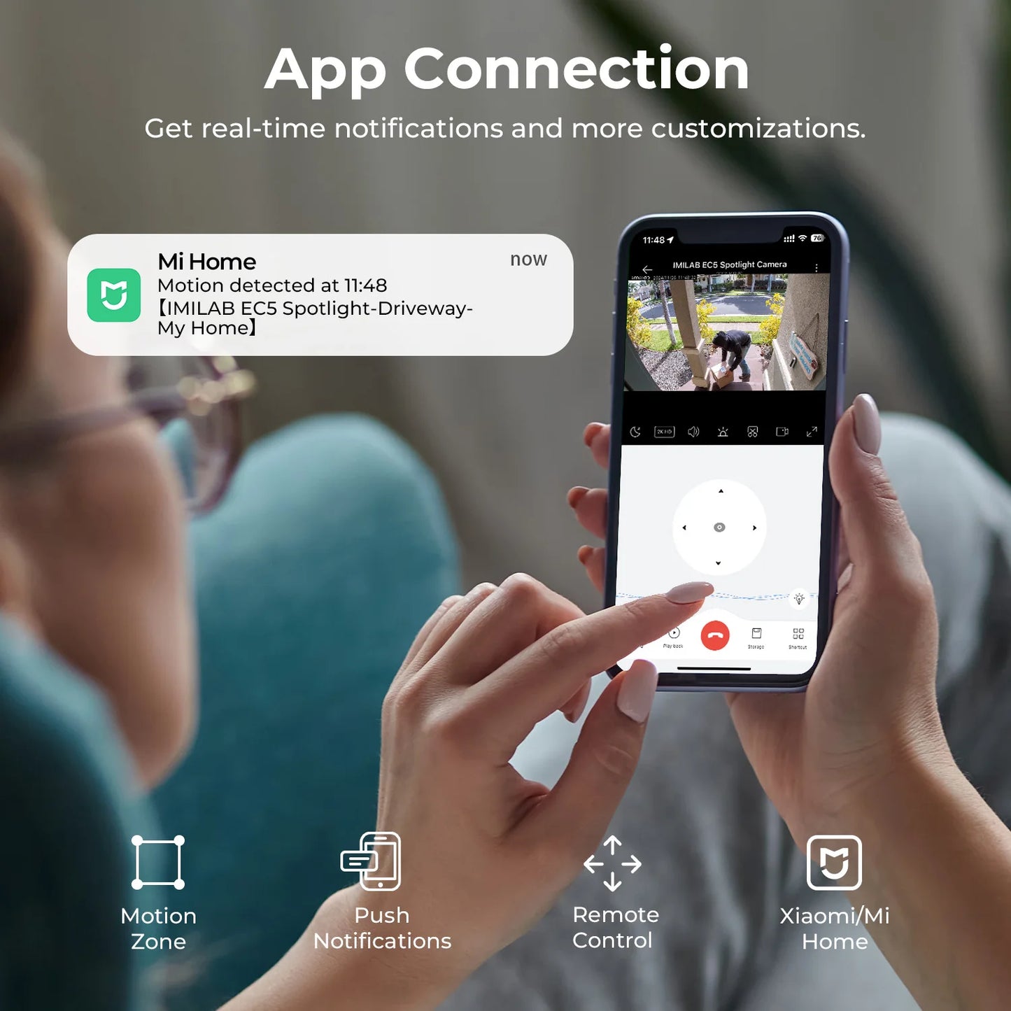 IMILAB EC5 Outdoor Smart Security Kit 2K WiFi Floodlight
