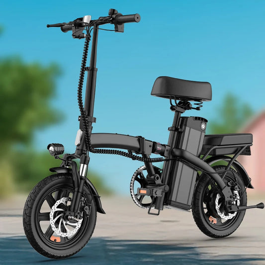CEFolded Folding E Bike 500W 48V Removable Battery 40 Miles