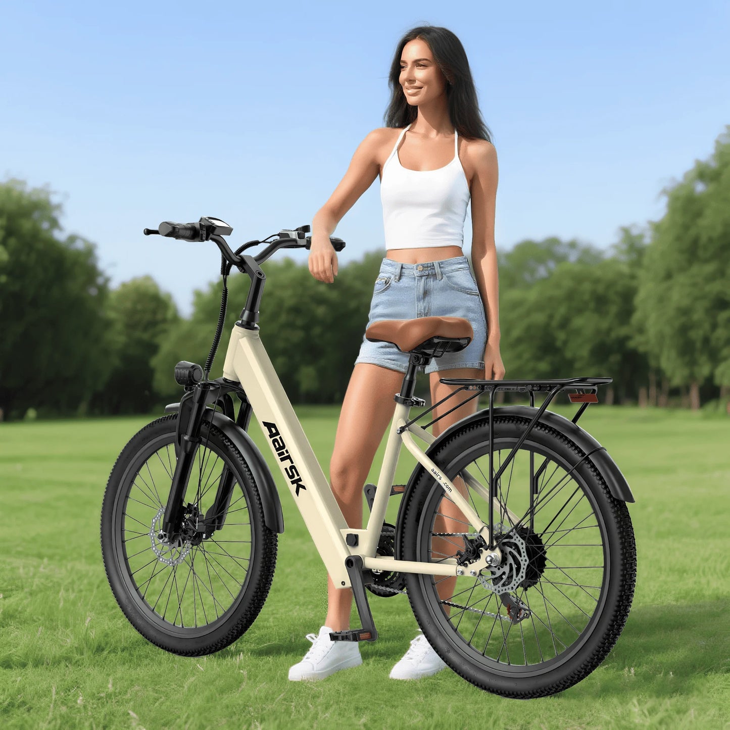 Max Speed Electric Mountain Bike 40 Mile Range 23 Mph