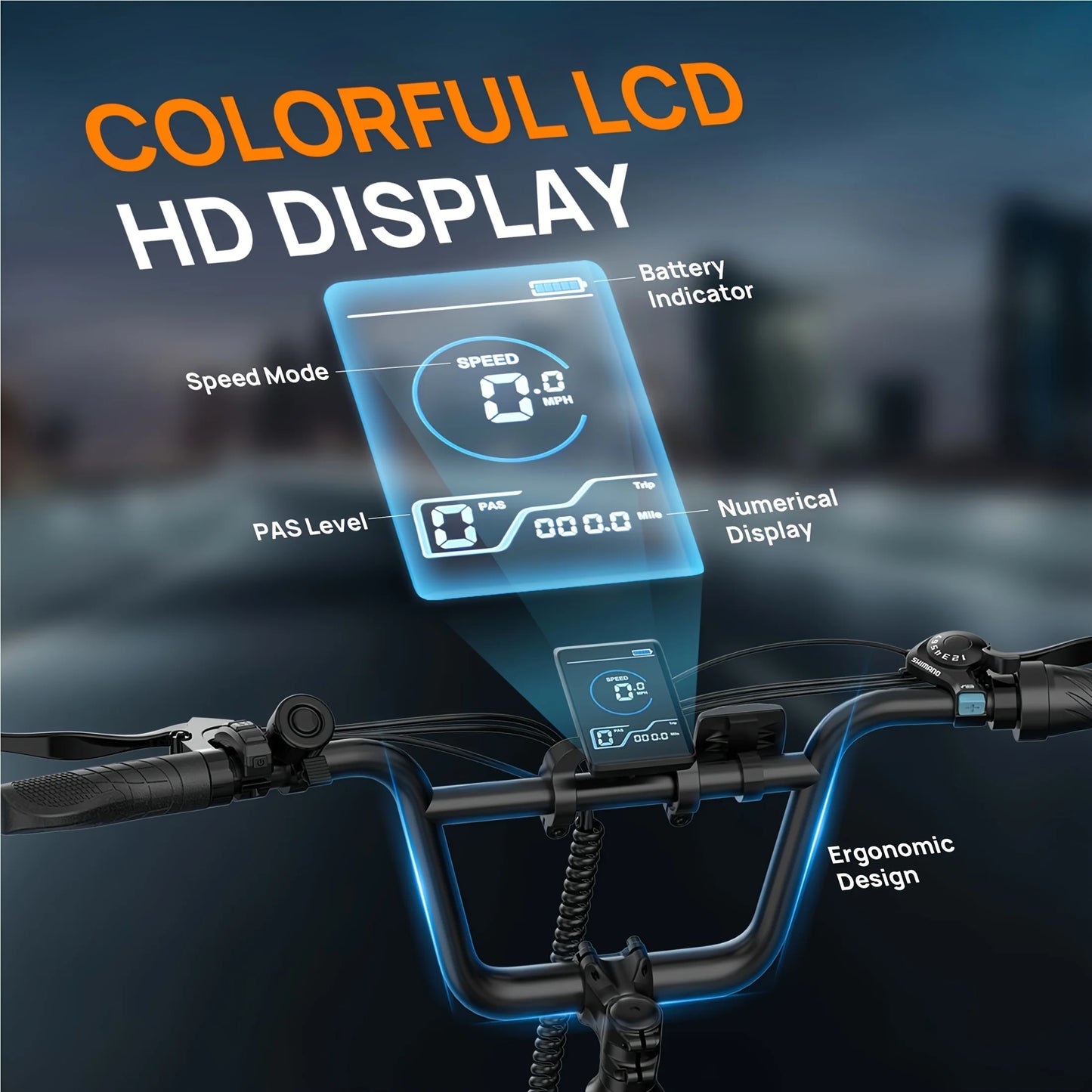 URLIFE 1000W Fat Tire Electric Bike 48V Removable Battery