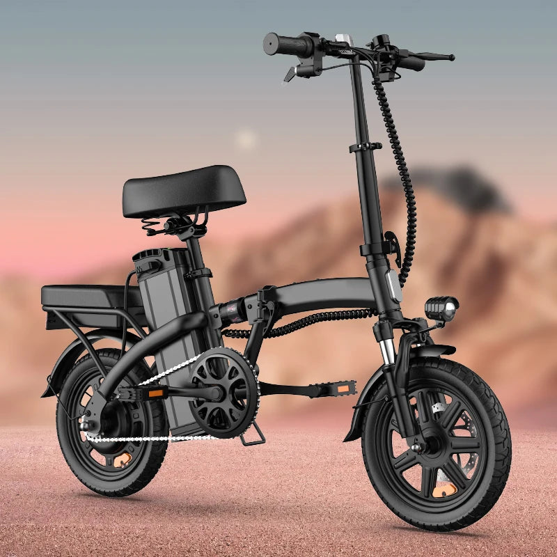 CEFolded Folding E Bike 500W 48V Removable Battery 40 Miles