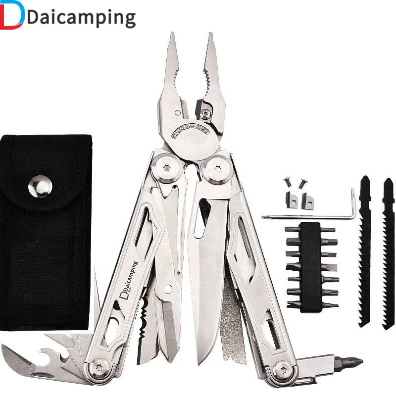 Daicamping DL30 Multitool Pliers Scissors Folding Knife EDC