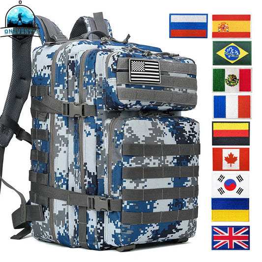 Function Tactical Nylon Backpack Unisex Outdoor Hiking