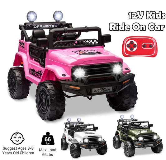 12V Kids Two Seater Ride On Car With Remote Control