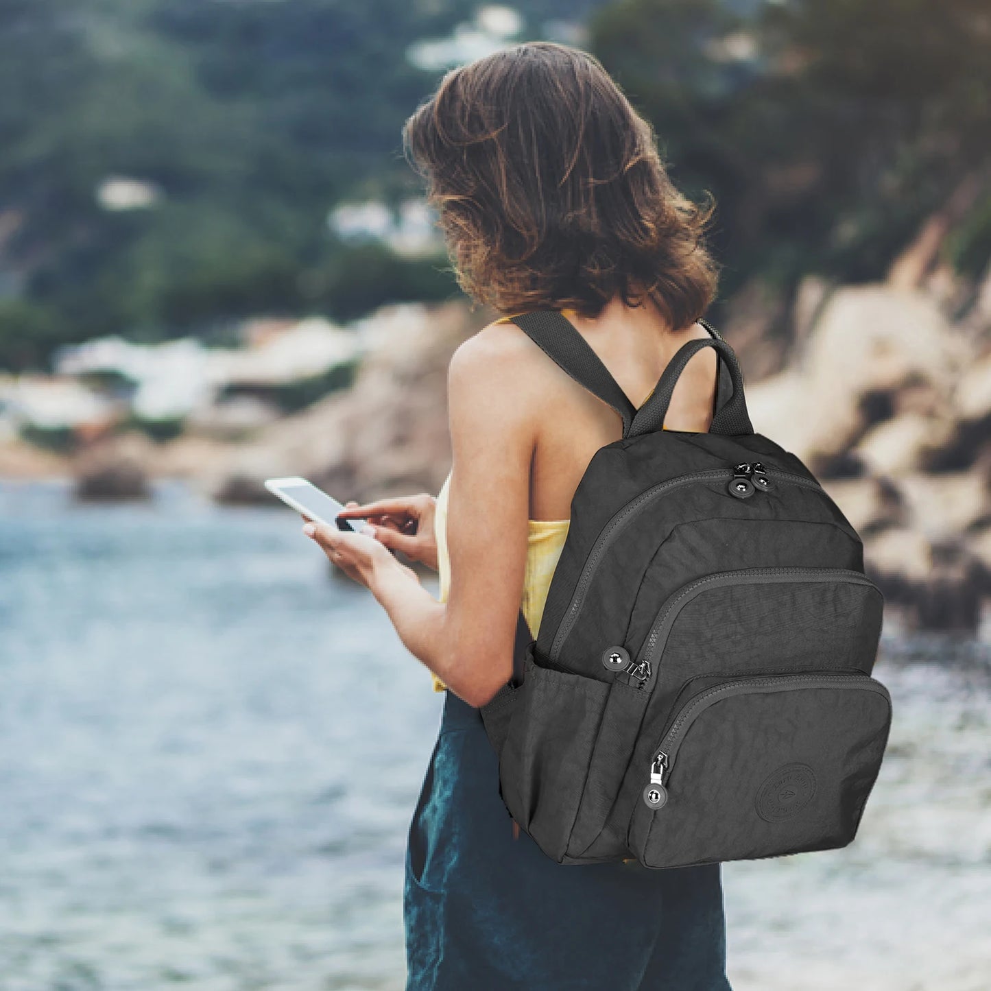 Hebei Lightweight Travel Backpack For Women Laptop Daypack