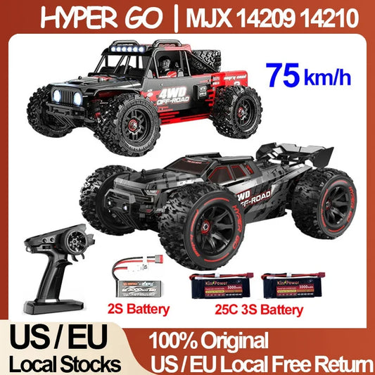 MJX Brushless 75KmH 4WD RC Car Off Road Hobby Truck
