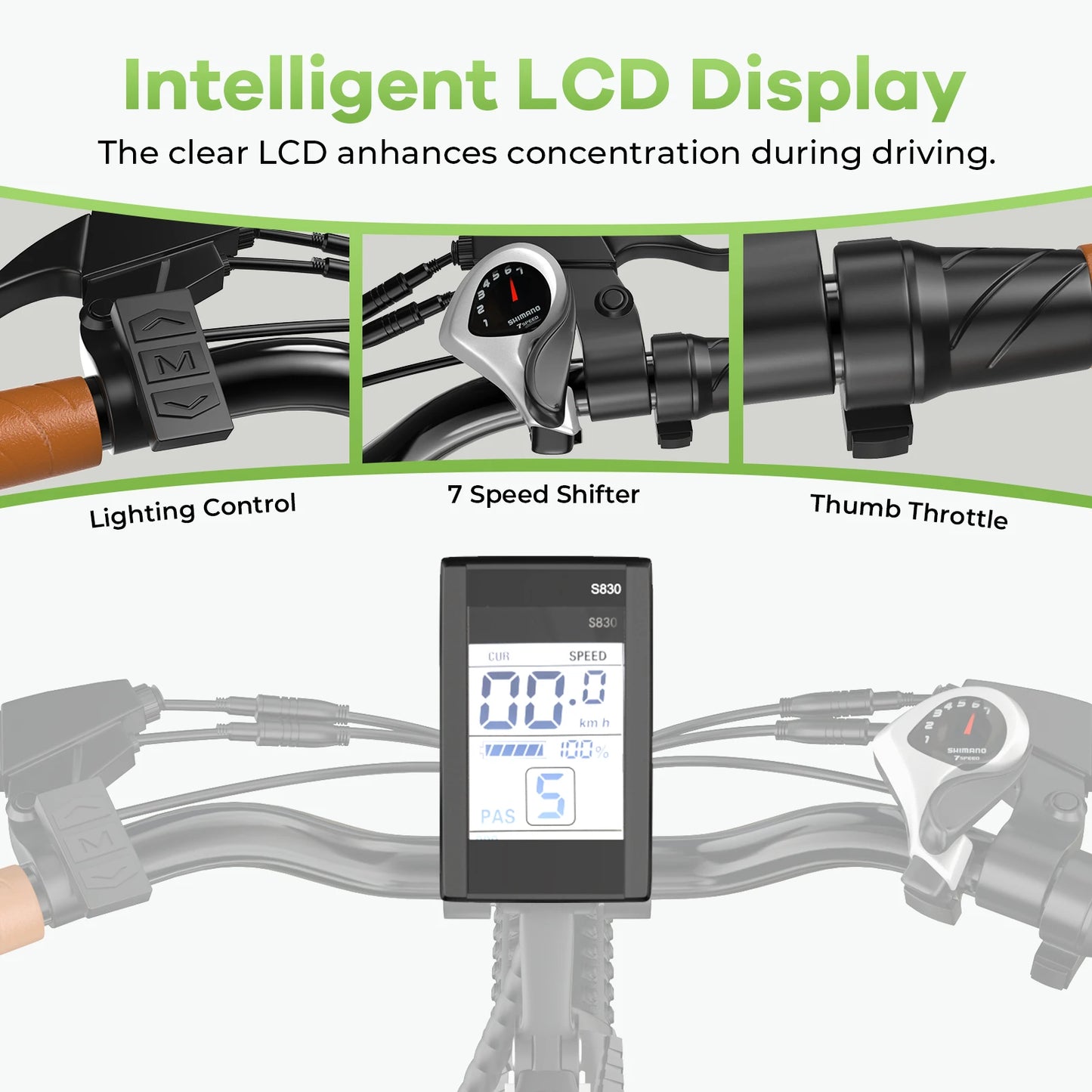 CYBERVELO 1000 Ebike For Adults With Removable Battery