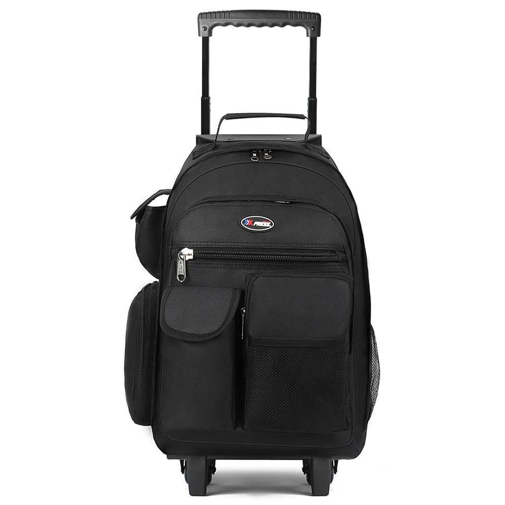 New York XPress Travel Backpack With Wheels Luggage