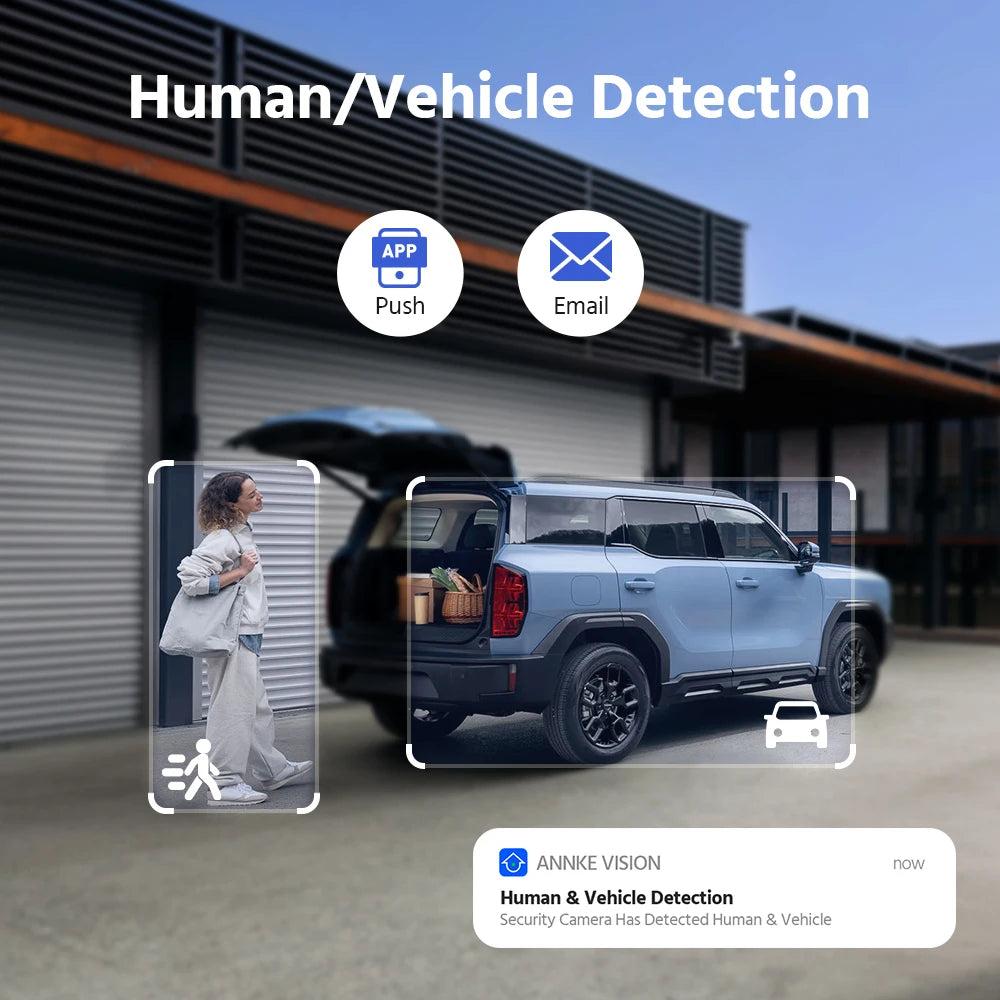 ANNKE 8MP Panoramic Dual Lens Outdoor PoE Security Camera