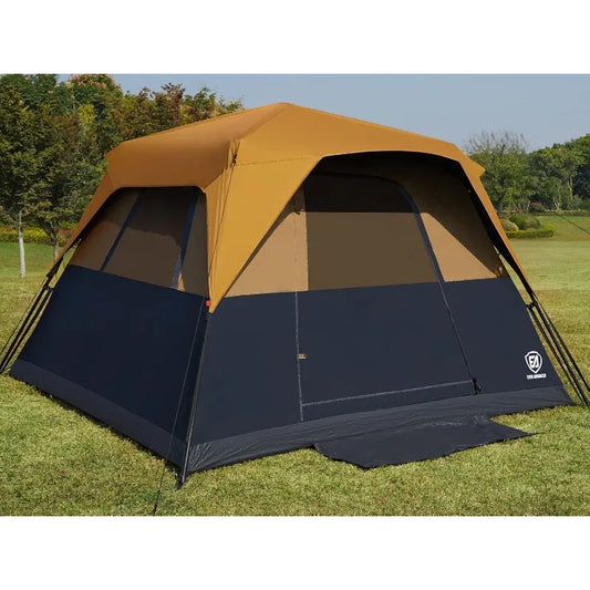 Hign-concerned Blackout 6 Person Camping Tent Instant Cabin