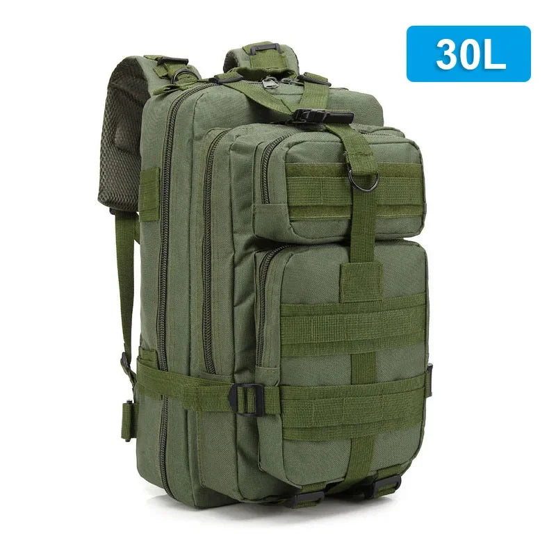 Function Tactical Nylon Backpack Unisex Outdoor Hiking